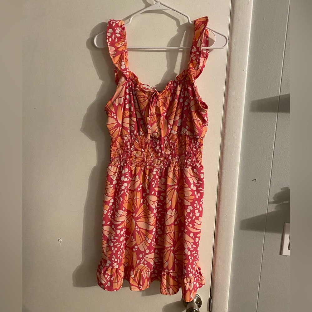 Pink/Salmon Dress - Size Medium